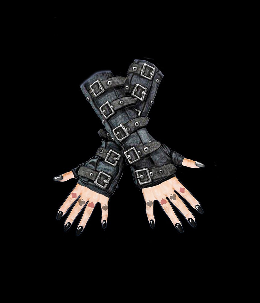 Poker Glove Hands