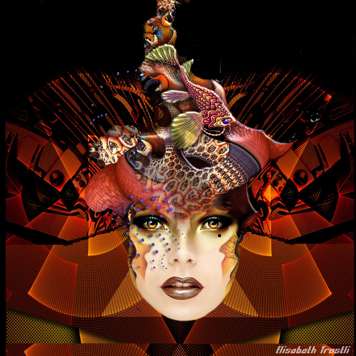 Fishnet Masque