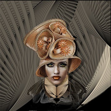 Basketweave Masque