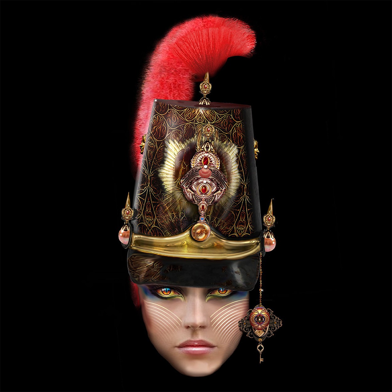 Red Dragoon Masque