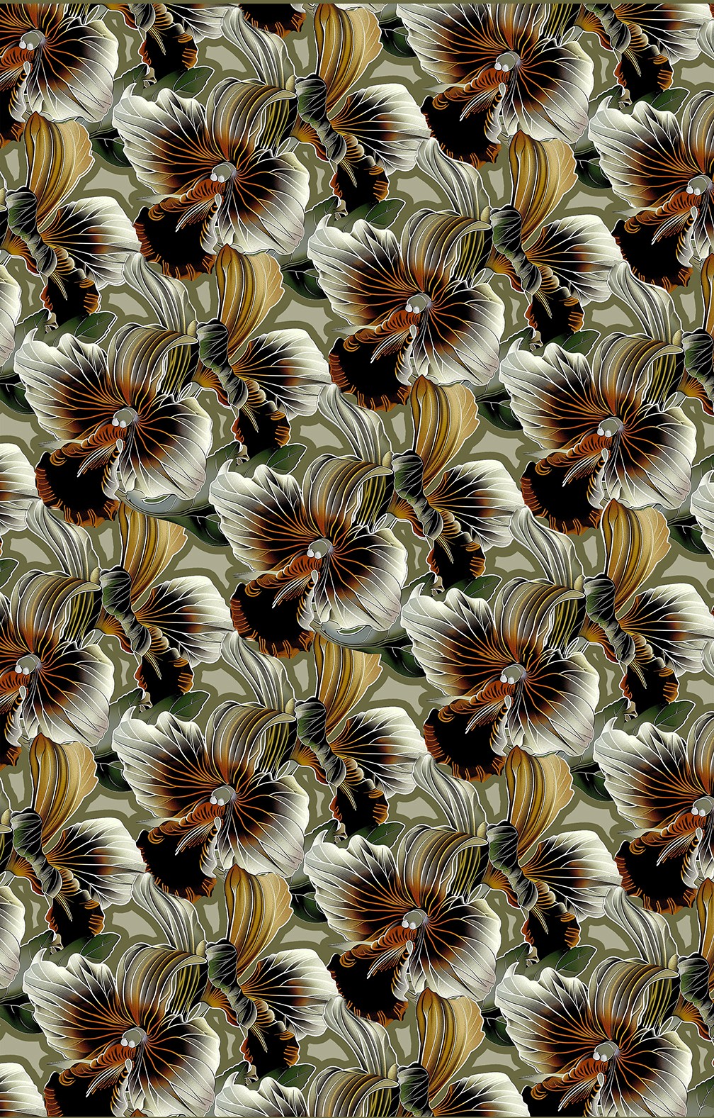 Gold Orchids