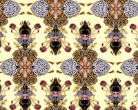 Leopard Butterfly - Cream